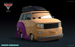 Disney Pixar Kingpin Nobunaga Cars 2 Wallpaper