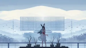 Dive Into A New Thrilling Adventure In Anime White Wallpaper