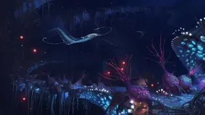 Dive Into The Beautiful Underwater World Of Subnautica 4k Wallpaper