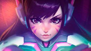 Dive Into The Virtual Gaming World Of Dva Wallpaper