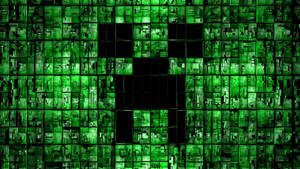 Diversity In Minecraft: Creeper Collage Wallpaper