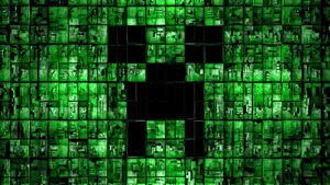Diversity In Minecraft: Creeper Collage Wallpaper