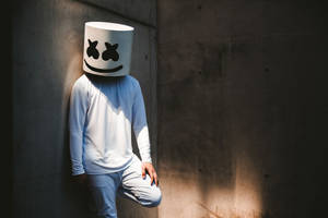 Dj Marshmello Against His Fans Wallpaper