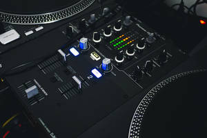 Dj Music Recording Equipment Wallpaper