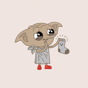 Dobby The Elf Poppy Eyes With Socks Wallpaper