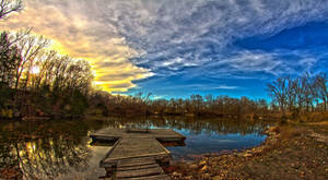 Dock In Seasons Wallpaper