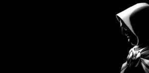 Doctor Doom Black And White Wallpaper