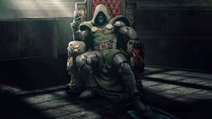 Doctor Doom In Throne Wallpaper