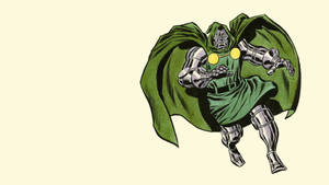 Doctor Doom Vintage Comic Wallpaper