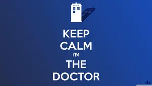 Doctor Motivation Blue Gradient Wallpaper