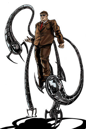 Doctor Octopus Caricature Wallpaper