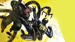 Doctor Octopus Graphic Art Wallpaper
