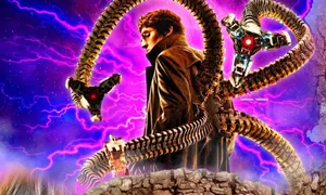 Doctor Octopus Purple Fan Art Wallpaper