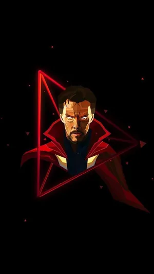 Doctor Strange Neon Light Wallpaper