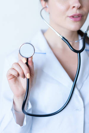 Doctor With Stethoscope Wallpaper