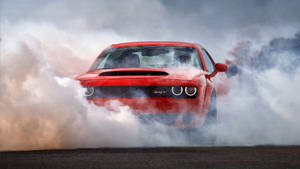 Dodge Challenger Drifting Wallpaper