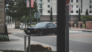 Dodge Challenger In The City Wallpaper