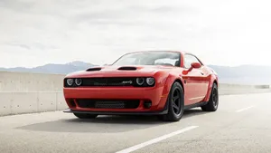 Dodge Challenger Srt Super Stock Car Wallpaper