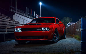 Dodge Challenger Tor Red Wallpaper