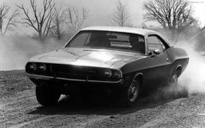 Dodge Challenger Vintage Photograph Wallpaper