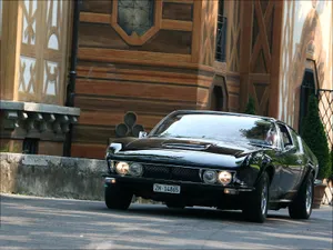 Dodge Challenger With Orange Headlights Wallpaper