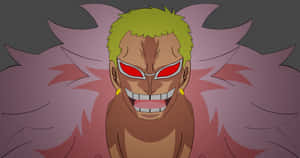 Doflamingo Anime Character Grinning Wallpaper