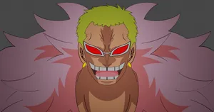 Doflamingo Anime Character Grinning Wallpaper