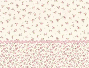 Dollhouse Two Pattern Roses Wallpaper