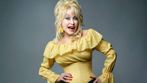 Dolly Parton Playful Photograph Wallpaper