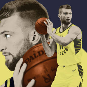 Domantas Sabonis Collage Art Wallpaper