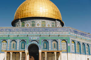 Dome Of The Rock Mosaic Walls Wallpaper