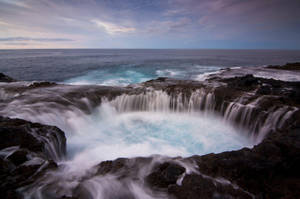 Dominican Republic Natural Blowhole Wallpaper