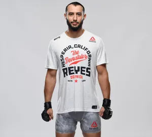 Dominick Reyes U F C Fighter Promotional Portrait Wallpaper