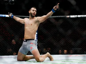 Dominick Reyes U F C Victory Pose Wallpaper