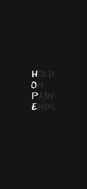 Don't Let Pain Hold You Down Wallpaper