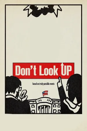 Don't Look Up Movie Artwork - A Moment Frozen In Time Wallpaper