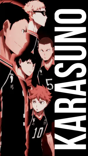 Don't Miss A Moment Of The Excitement, Catch The Latest Haikyuu Match On Your Iphone Wallpaper