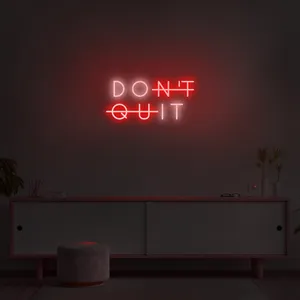 Don't Quit Neon Sign Wallpaper
