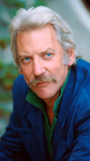 Donald Sutherland Intense Gaze Wallpaper