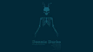 Donnie Darko Skeleton On Green Wallpaper