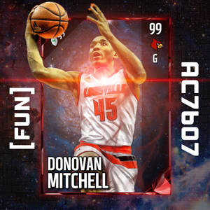 Donovan Mitchell Louisville Game Wallpaper