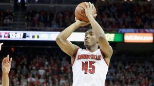 Donovan Mitchell Louisville Shot Wallpaper