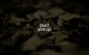 Don’t Give Up Fitness Motivations Wallpaper
