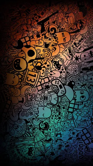 Doodle Art For Oneplus 8 Pro Wallpaper