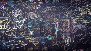 Doodle Chalkboard Art Wallpaper