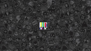 Doodle Selective Coloring Wallpaper