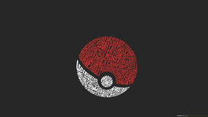 Doodle Word Pokeball Wallpaper