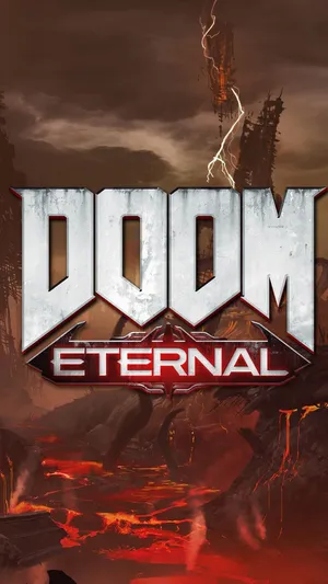 Doom Eternal Iphone Screen Display Wallpaper