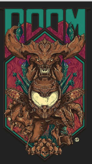 Doom T - Shirt By Savage Tees Wallpaper