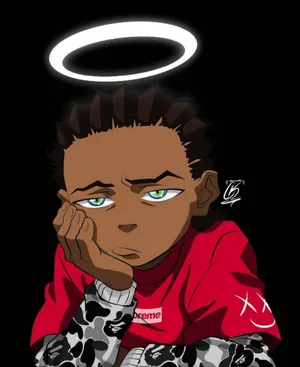 Dope Cartoon Sad Riley Freeman Wallpaper